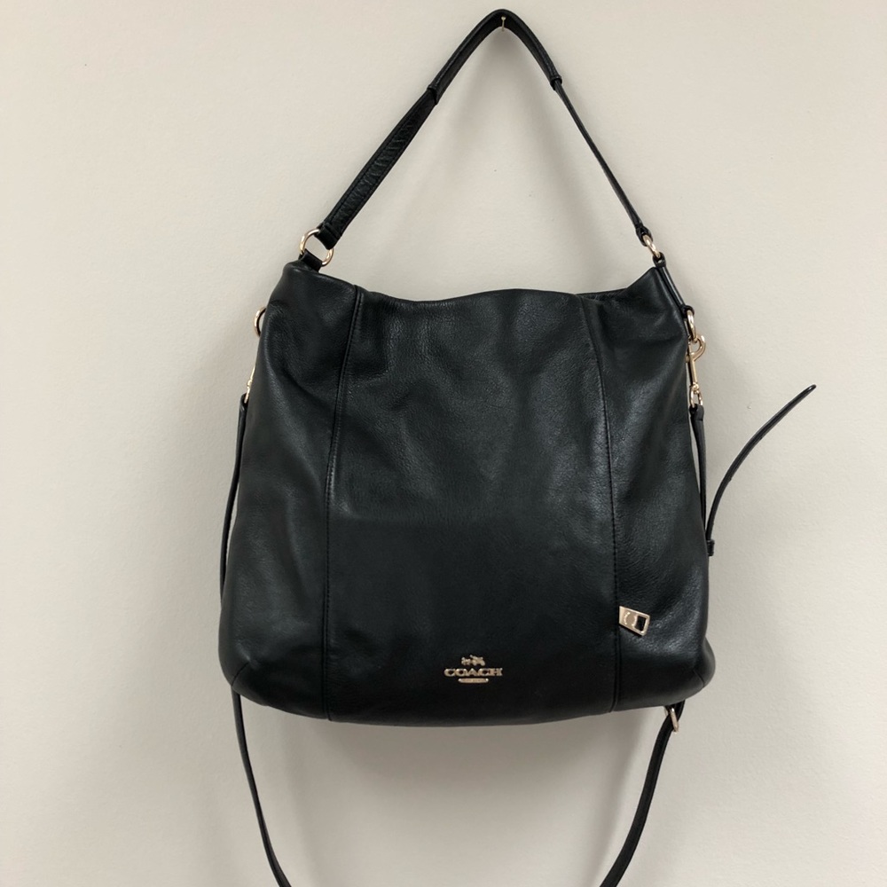 Coach Black Leather Bag